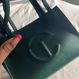 Small Telfar Dark Olive Purse